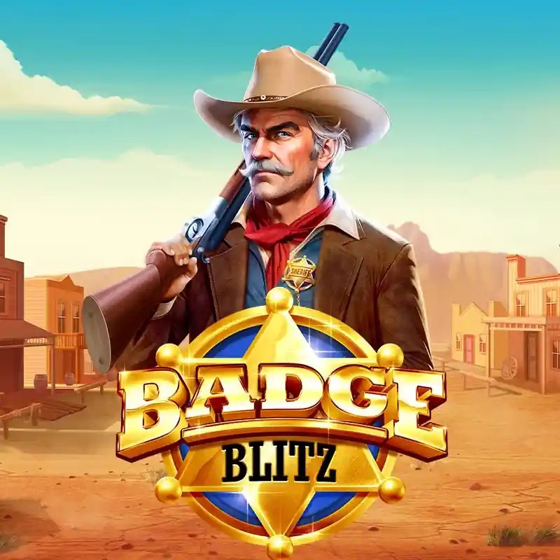 Badge Blitz slot visual from Pragmatic Play available on daytonaspincasino.eu