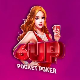 Logo of 6 Up Pocket Poker from FlipLuck at Daytona Spin Casino