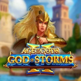 Age Of The Gods: God Of Storms 2 logo by Playtech at Daytona Spin Casino