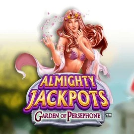Almighty Jackpots: Garden of Persephone game by Novomatic – logo hosted on Daytona Spin Casino
