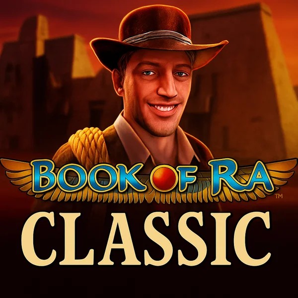 Book of Ra Classic game by Novomatic – logo hosted on Daytona Spin Casino