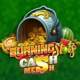 Burning Slots Cash Mesh slot logo by BF Games at Daytona Spin CasinoBurning Slots Cash Mesh