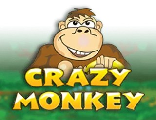 Crazy Monkey online game logo by Igrosoft on daytonaspincasino.eu