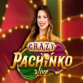 Crazy Pachinko logo by Evolution at Daytona Spin Casino