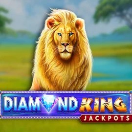 Official Jackpots logo: Diamond King Jackpots by SpinPlay Games at Daytona Spin Casino