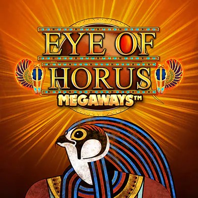 Eye of Horus Megaways game by Blueprint Gaming – logo hosted on Daytona Spin Casino