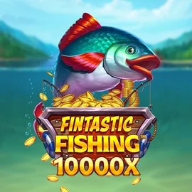 Fintastic Fishing slot logo by Foxium at Daytona Spin CasinoFintastic Fishing
