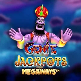 Logo of Genie Jackpots Megaways from Blueprint Gaming at Daytona Spin Casino