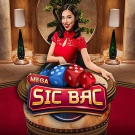 Mega Sic Bac online game logo by Pragmatic Play on daytonaspincasino.eu