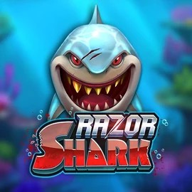 Slots logo of Razor Shark from Push Gaming at Daytona Spin Casino