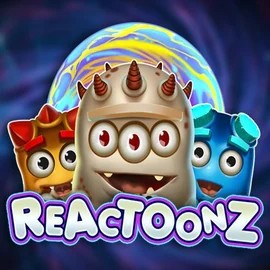 Reactoonz by Play'n GO, showcased at daytonaspincasino.eu – game logo