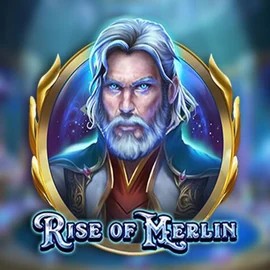 Rise of Merlin slot logo by Play'n GO at Daytona Spin Casino