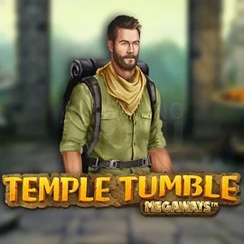 Temple Tumble Megaways slot logo by Relax Gaming at Daytona Spin Casino