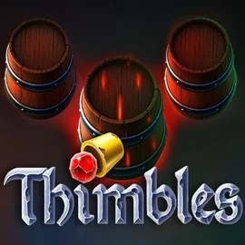 Thimbles slot logo by Evoplay at Daytona Spin CasinoThimbles