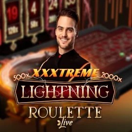 XXXtreme Lightning Roulette slot icon by Evolution, available at Daytona Spin Casino